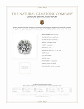 0.62 Ct. Tourmaline from Ceylon (Sri Lanka) Scan Report