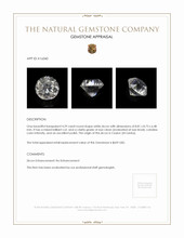4.29 Ct. Zircon from Ceylon (Sri Lanka) Appraisal