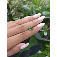 2.66 Ct. Tsavorite Garnet from Tanzania Life Style