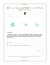 1.76 Ct. Paraiba Tourmaline from Africa Appraisal