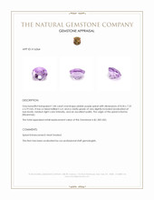1.84 Ct. Spinel from Burma (Myanmar) Appraisal