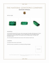 8.93 Ct. Tourmaline from Brazil Appraisal