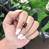 4.45 Ct. Garnet from South Africa Life Style