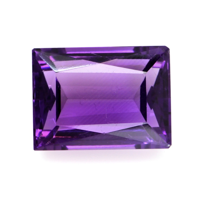 Men's Amethyst Ring 22.88 Ct., 18K White Gold Combination Stone