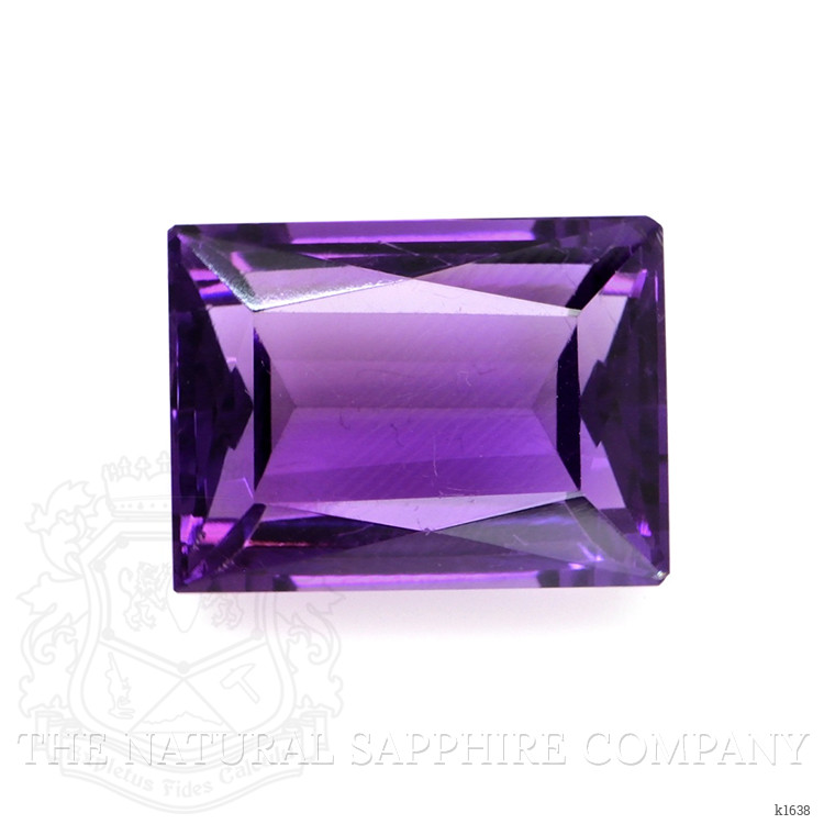 Men's Amethyst Ring 22.88 Ct., 18K White Gold