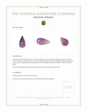 27.46 Ct. Amethyst from Brazil Appraisal