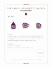 14.28 Ct. Amethyst from Brazil Appraisal