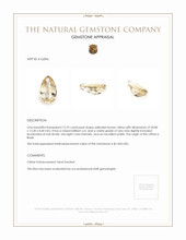 12.75 Ct. Citrine from Brazil Appraisal