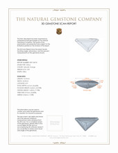 5.00 Ct. Citrine from Brazil 3 D Scan Report