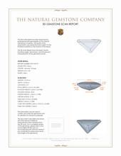 5.00 Ct. Citrine from Brazil 3 D Scan Report