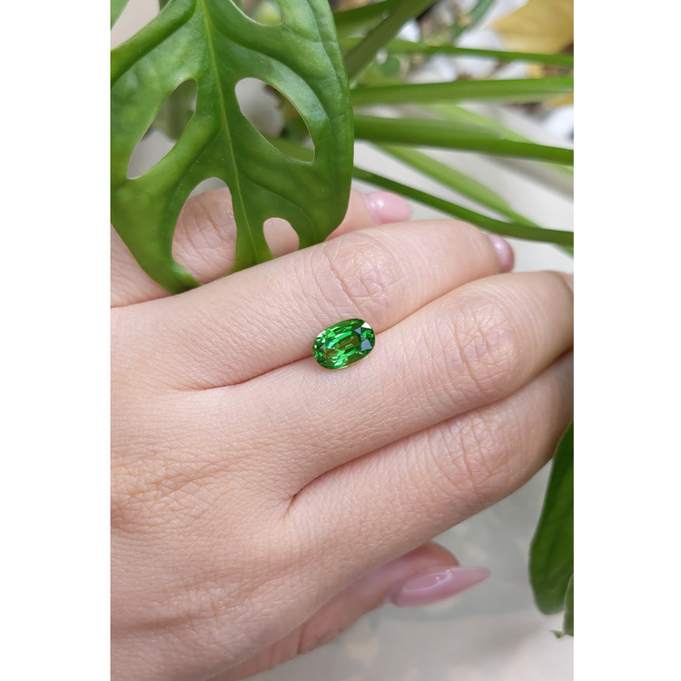 1.73 Ct. Tsavorite Garnet from East Africa
