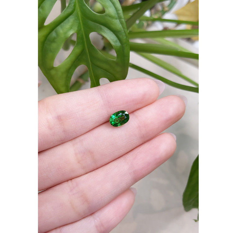 1.59 Ct. Tsavorite Garnet from East Africa