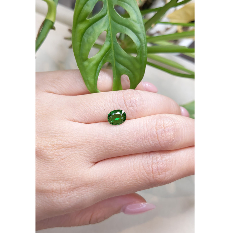 1.73 Ct. Tsavorite Garnet from East Africa