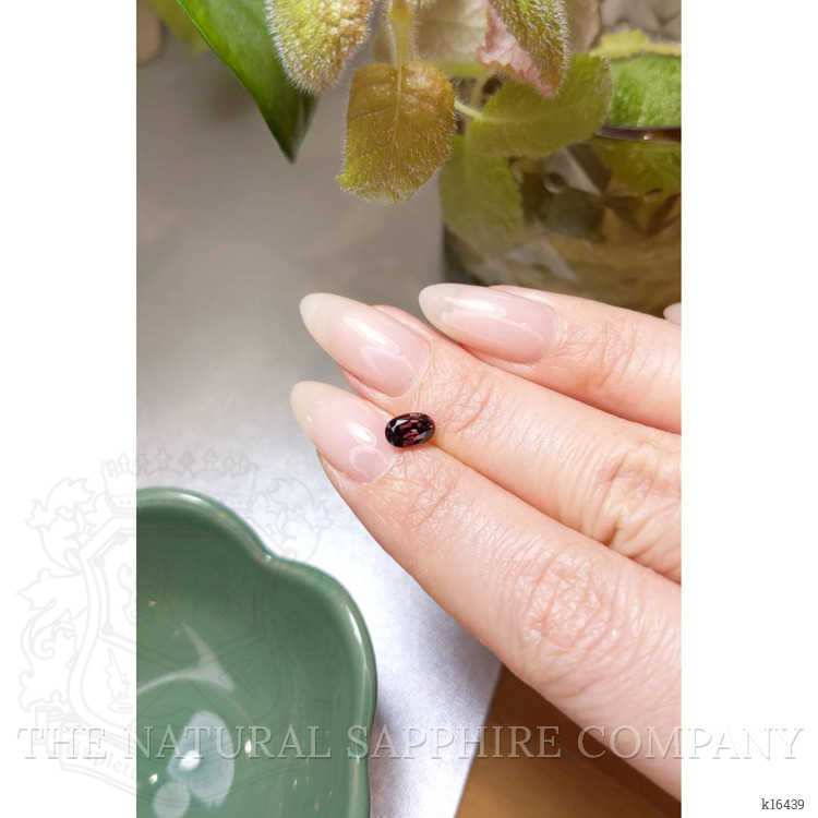 0.97 Ct. Purplish Red Zircon from Ceylon (Sri Lanka)