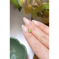 0.86 Ct. Yellowish Green Zircon from Ceylon (Sri Lanka) Life Style