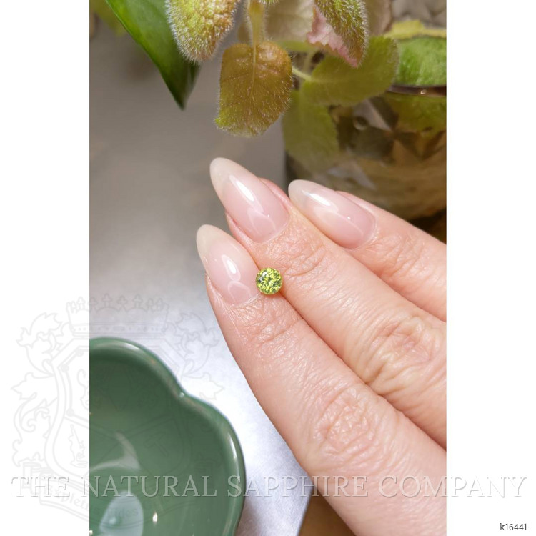 0.86 Ct. Yellowish Green Zircon from Ceylon (Sri Lanka)