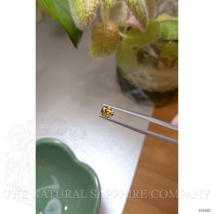 0.85 Ct. Yellowish Brown Zircon from Ceylon (Sri Lanka)