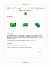 1.32 Ct. Tsavorite Garnet from East Africa Appraisal