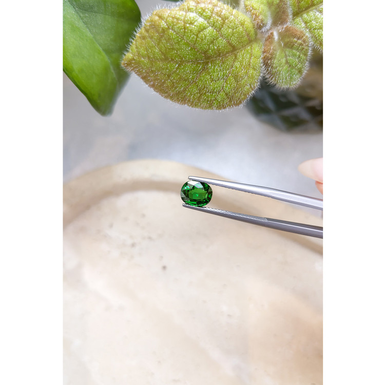 1.57 Ct. Tsavorite Garnet from East Africa