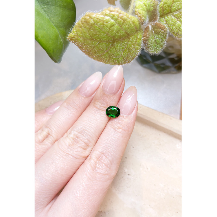 1.37 Ct. Tsavorite Garnet from East Africa