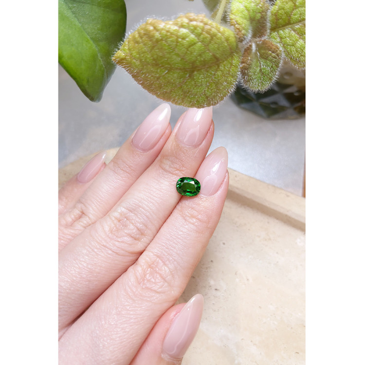 1.64 Ct. Tsavorite Garnet from East Africa