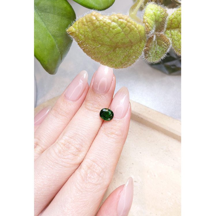 1.36 Ct. Tsavorite Garnet from East Africa