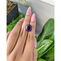 7.54 Ct. Amethyst from Brazil Life Style