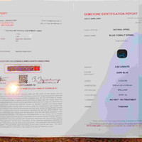 3.62 Ct. Cobalt Spinel from Tanzania Scan Report