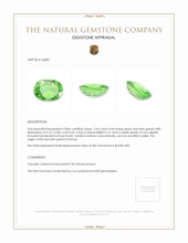 2.42 Ct. Tsavorite Garnet from Kenya Appraisal