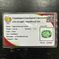 2.42 Ct. Tsavorite Garnet from Kenya Scan Report