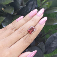 6.00 Ct. Rhodolite Garnet from Tanzania Life Style