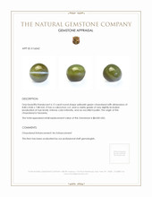6.12 Ct. Cabochon Chrysoberyl from Tanzania Appraisal