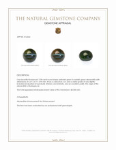 2.28 Ct. Cabochon Alexandrite from Madagascar Appraisal