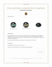 2.27 Ct. Cabochon Alexandrite from Madagascar Appraisal