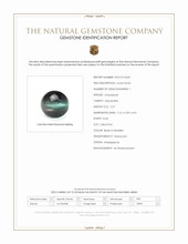 2.27 Ct. Cabochon Alexandrite from Madagascar Scan Report