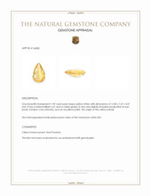 1.94 Ct. Citrine from Brazil Appraisal