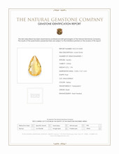 1.94 Ct. Yellow Citrine from Brazil Scan Report