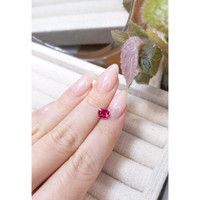 0.74 Ct. Rubellite Tourmaline from Mozambique Life Style