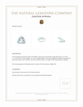 3.80 Ct. Aquamarine from Nigeria Appraisal