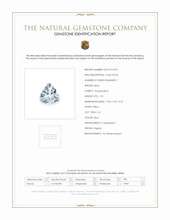 1.31 Ct. Blue Aquamarine from Nigeria Scan Report