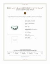 2.22 Ct. Green Beryl from Nigeria Scan Report