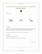 1.42 Ct. Beryl from Nigeria Appraisal