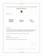 0.92 Ct. Beryl from Nigeria Appraisal