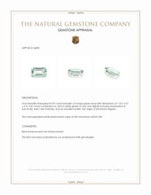 0.92 Ct. Beryl from Nigeria Appraisal