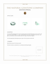 0.74 Ct. Beryl from Nigeria Appraisal