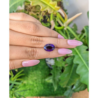 5.41 Ct. Amethyst from Brazil Life Style