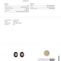 1.04 Ct. Alexandrite from Madagascar Scan Report