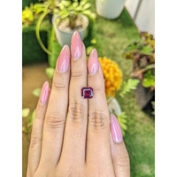 3.05 Ct. Rhodolite Garnet from Ceylon (Sri Lanka) Life Style