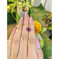 3.39 Ct. Rhodolite Garnet from Ceylon (Sri Lanka) Life Style