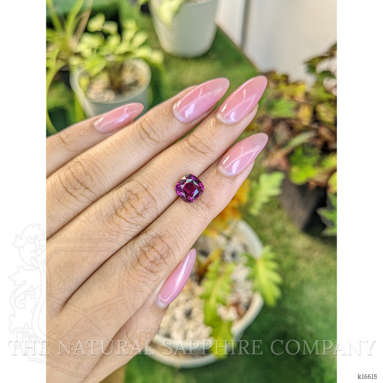 3.39 Ct. Rhodolite Garnet from Ceylon (Sri Lanka)
